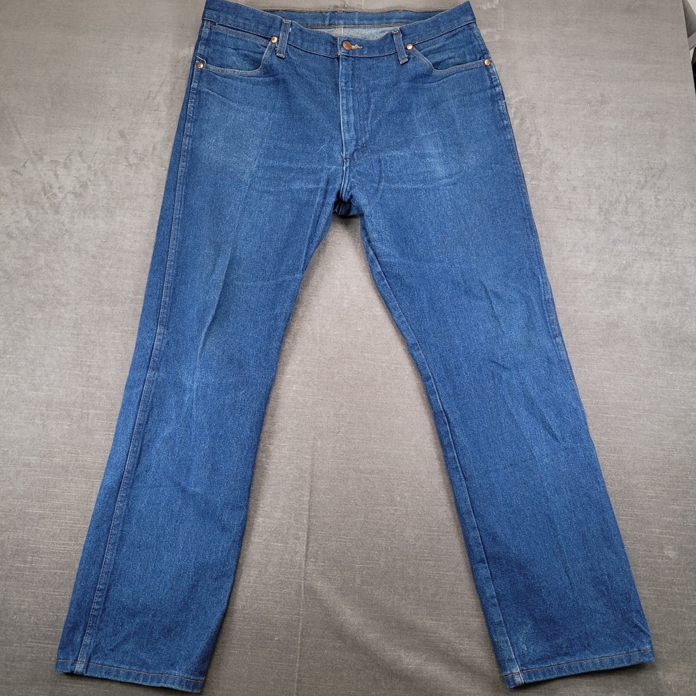 Wrangler 13MWZ Cowboy Cut Original Fit Mens Blue Jeans Actual Size 37x31‎